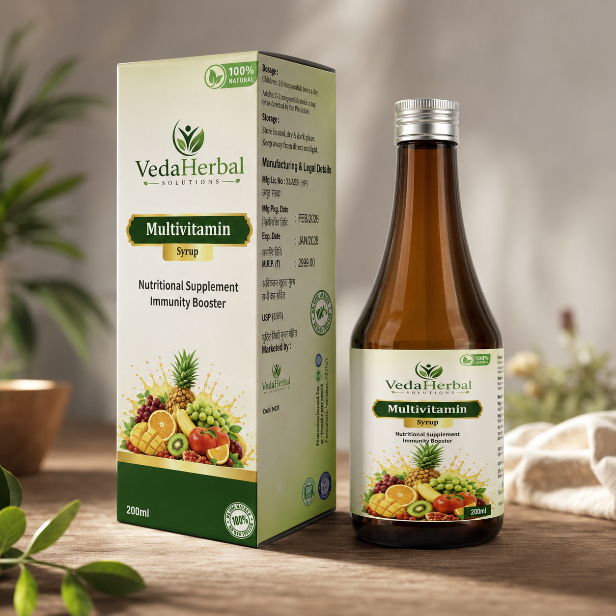 Multivitamin Mockup